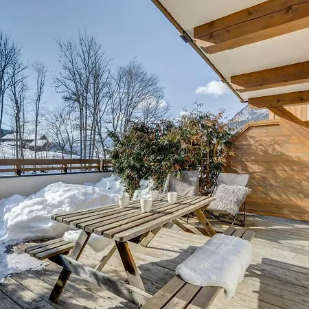 Le Flocon De Neige - Appt Cosy Avec Terrasse Apartment Flumet